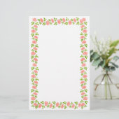 Peu de papeterie anglaise de roses de thé (Debout devant)