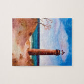 Peu de puzzle de phare de point de sable (Horizontal)