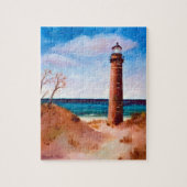 Peu de puzzle de phare de point de sable (Vertical)