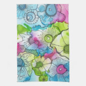 Peu de serviette de cuisine de coeur (Vertical)