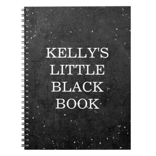 Peu de style de tableau de livre noir - (Devant)
