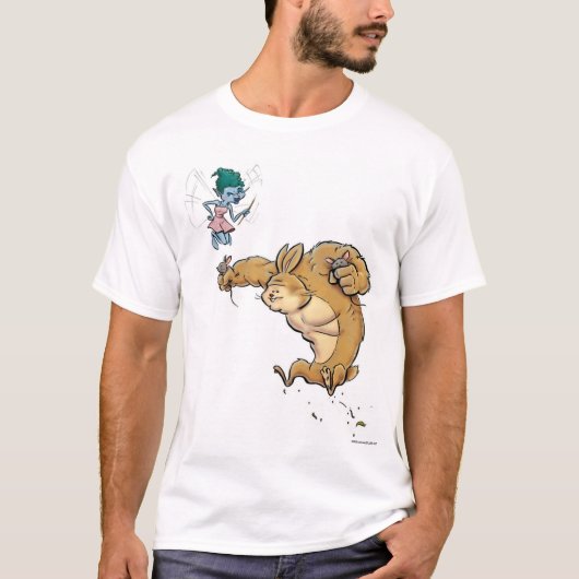 Peu de T-shirt de Fufu de lapin (Devant)