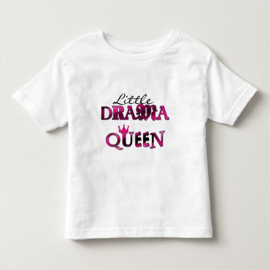 Peu de T-shirts et cadeaux de la Reine de drame (Devant)