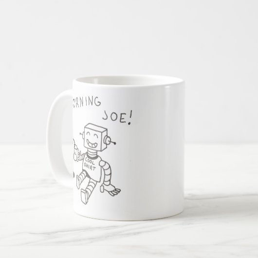 Peu de tasse de Joe de robot (Devant gauche)