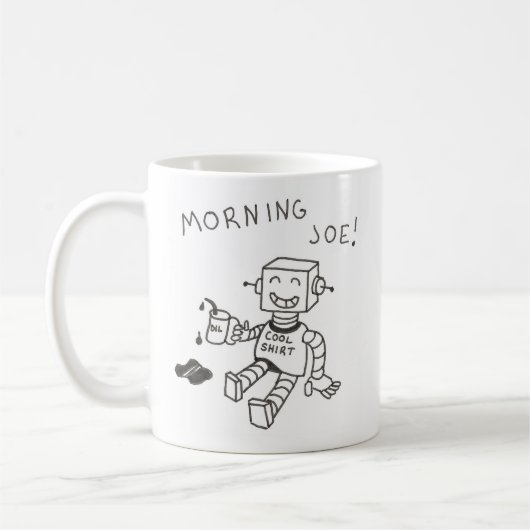 Peu de tasse de Joe de robot (Gauche)