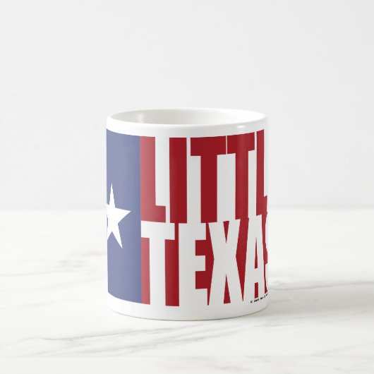 Peu de tasse de logo de drapeau du Texas (Centre)