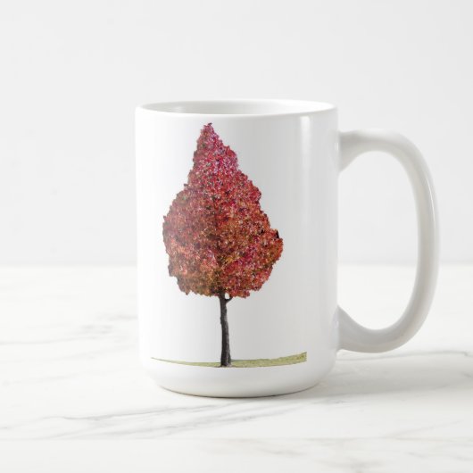 Peu de tasse rouge d'arbre (Droite)