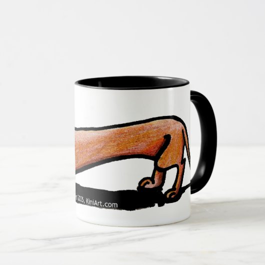 Peu de tasse rouge de Doxie (Devant droit)