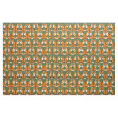 Peu de tissu sauvage de Fox rouge (Fat Quarter)