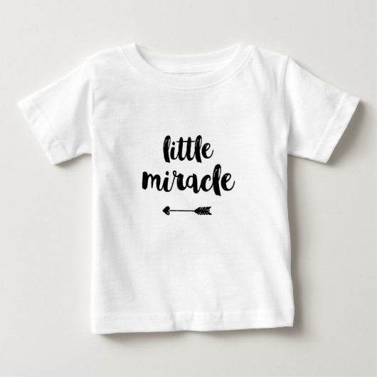 Peu de typographie de miracle badine le T-shirt (Devant)