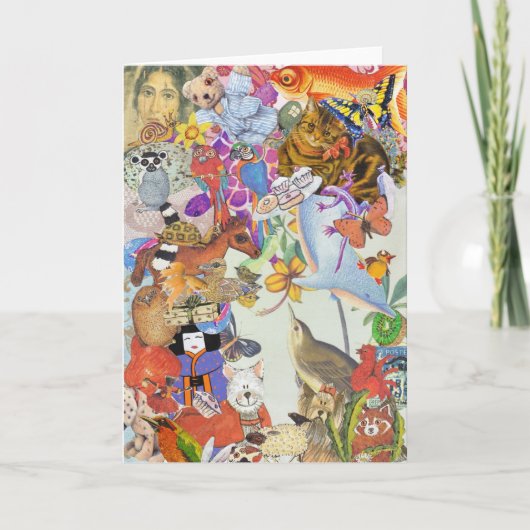 Peu et carte de voeux du collage 2 de plombs (Devant)