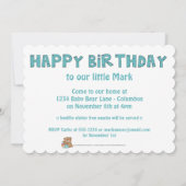 Peu huent la 2ème invitation de fête (Dos)