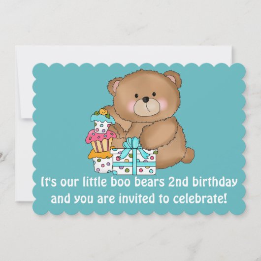 Peu huent la 2ème invitation de fête (Devant)