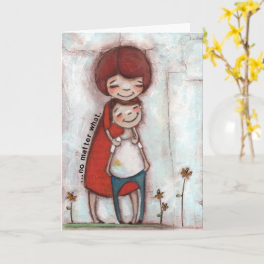 Peu importe quoi - Carte de voeux (Fleur jaune)