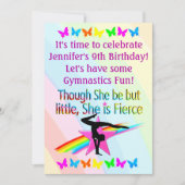 PEU MAIS FIERCE GYMNASTIQUE INVITATION (Devant)