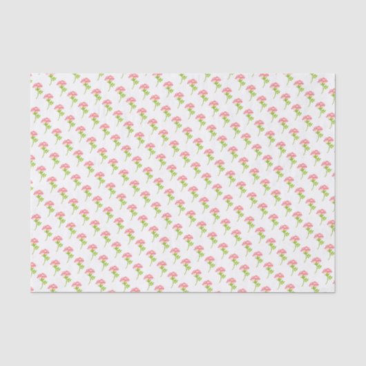 Peu papier de soie de soie rose de floraison rose (Recto)