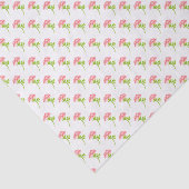 Peu papier de soie de soie rose de floraison rose (Détail)