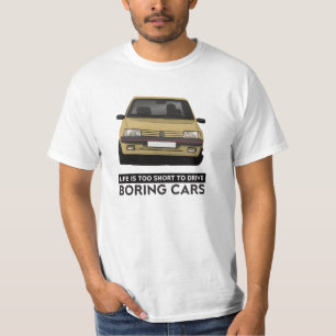 Peugeot 205 GTi en het leven is te kort - T-shirt
