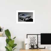Peugeot 504 Coupe Poster illustratie (Thuiskantoor)