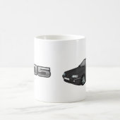 Peugeot noir 405 + mug badge (Centre)