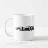 Peugeot noir 405 + mug badge (Gauche)