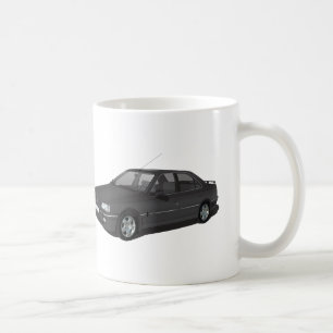 Peugeot noir 405 + mug badge