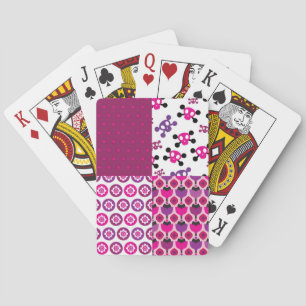 Peul van de borstbloem pokerkaarten