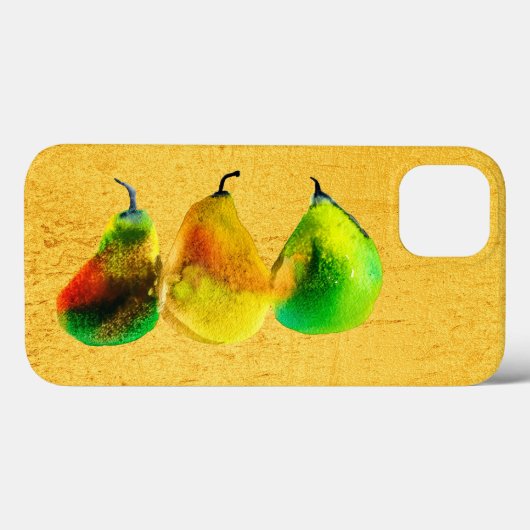 Peul waterverf Hoesje-Mate iPhone ca Case-Mate iPhone Case (Achterkant (horizontaal))