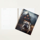 Peur d'Halloween Bulldog (Devant avec enveloppe)