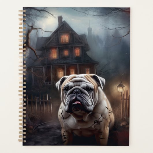Peur d'Halloween Bulldog (Devant)