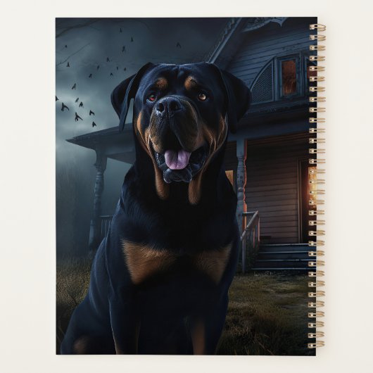 Peur d'Halloween Rottweiler (Dos)
