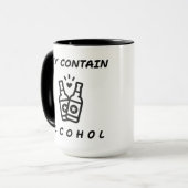 Peut Contenir De L'Alcool Combo Mug - Drôle (Devant gauche)