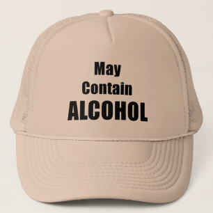 Peut contenir le Casquette du camionneur d'alcool