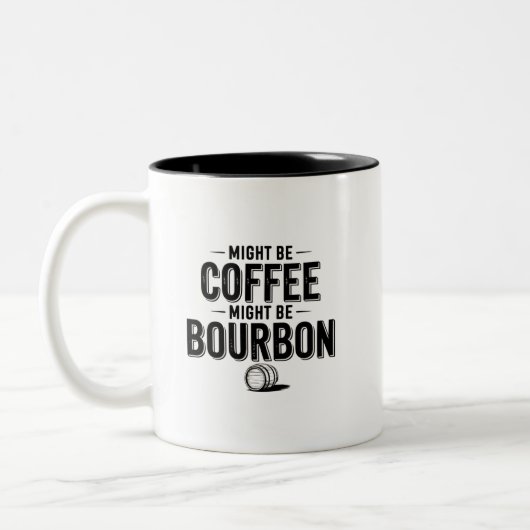 Peut-être du café, peut-être de la Mug Bourbon (Gauche)