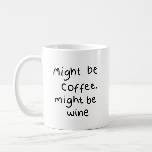 Peut être du café, peut être du vin Mug (Gauche)
