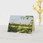 Peut fleurir carte de félicitations de Handfasting (Fleur jaune)