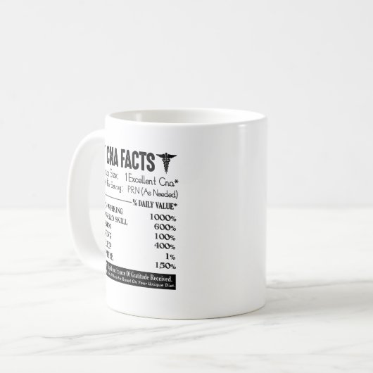 PEUT la tasse de faits (Devant gauche)