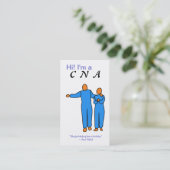 PEUT le modèle de carte de visite (Debout devant)