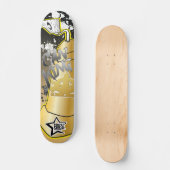 Peut le Roi Graffiti Skateboard (Recto)