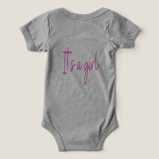 peut modifier tout le texte. T-shirts bébé (Design Verso)