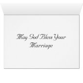 PEUT UN DIEU BÉNIR VOTRE MARIAGE (Intérieur Horizontal (Bas))