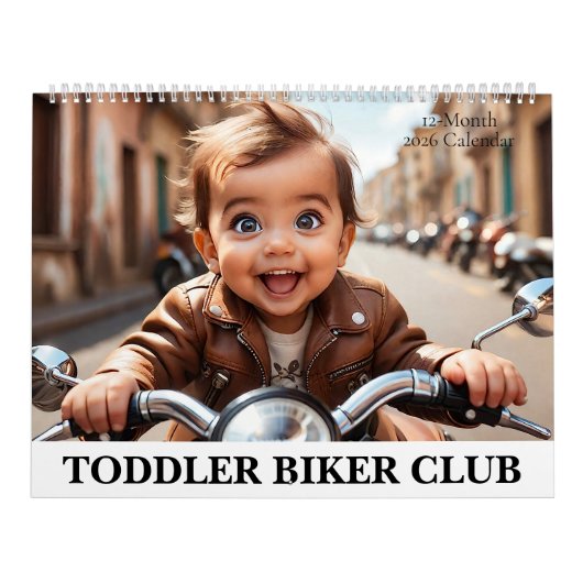 Peuter Biker Club Motorcycle Adventure 2026 Kalender (Hoes)