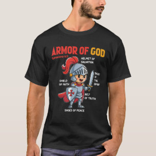 Peuter Boy Armour van God Brother Son Mannen Kind T-shirt
