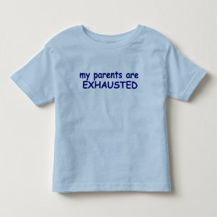 Peuter Boy Blue Mijn ouders zijn uitgeput T-shirt