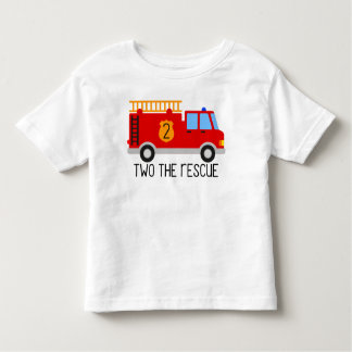 Peuter brandweerwagen verjaardag: Twee ter redding Kinder Shirts