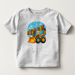 Peuter bulldozer SF Kinder Shirts