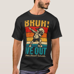 Peuter dabende jongen bruh uit peutersquad t-shirt