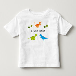 Peuter Fleece Shirt met dinosaurussen om te person