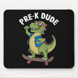 Peuter gast dino skateboarden kleuters kleuterscho muismat