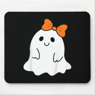 Peuter Halloween spook met een boog Meisjes Hallow Muismat
